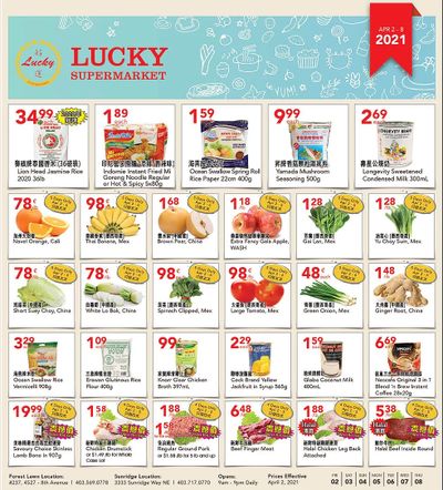 Lucky Supermarket (Calgary) Flyer April 2 to 8