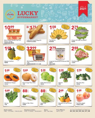 Lucky Supermarket (Edmonton) Flyer April 2 to 8