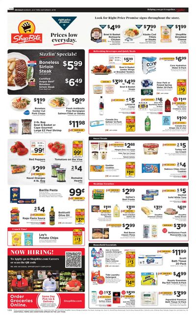 ShopRite (CT, DE, MD, NJ, NY, PA) Weekly Ad Flyer April 4 to April 10