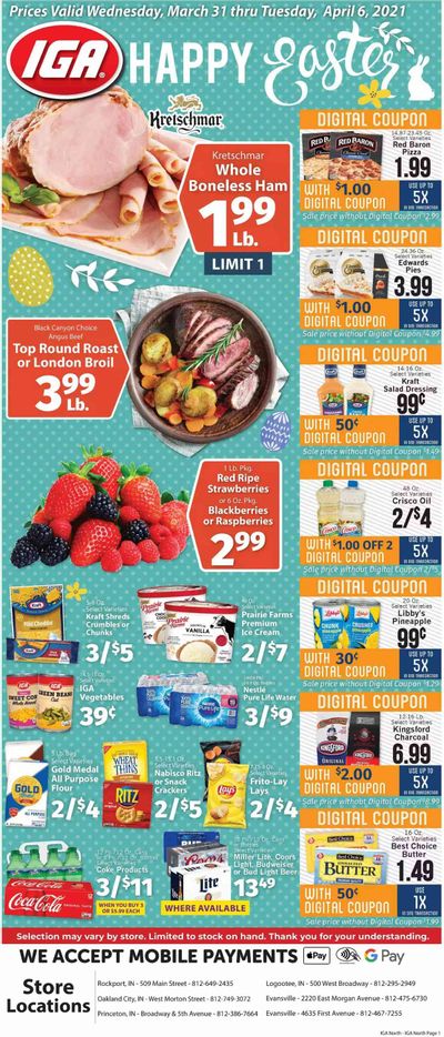IGA Weekly Ad Flyer March 31 to April 6