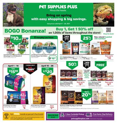 Pet Supplies Plus Weekly Ad Flyer April 1 to April 28