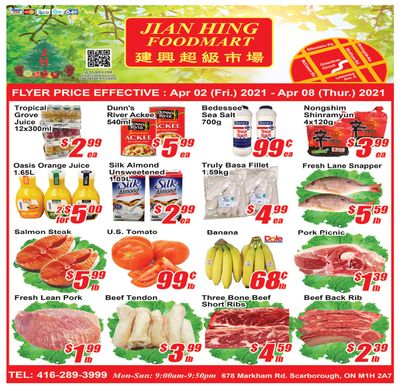 Jian Hing Foodmart (Scarborough) Flyer April 2 to 8