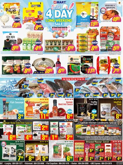 H Mart (West) Flyer April 2 to 8