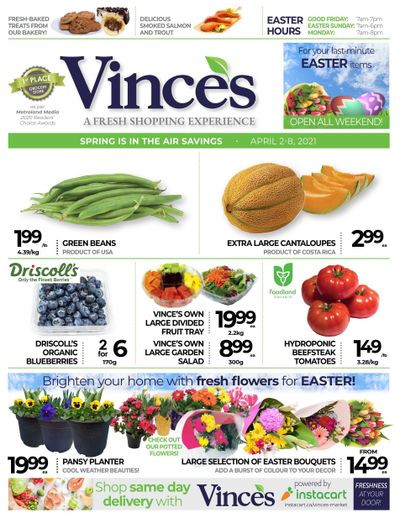 Vince's Market Flyer April 2 to 8