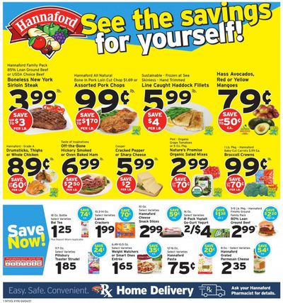 Hannaford (NY) Weekly Ad Flyer April 4 to April 10