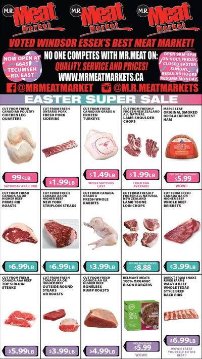 M.R. Meat Market Flyer April 3 to 10