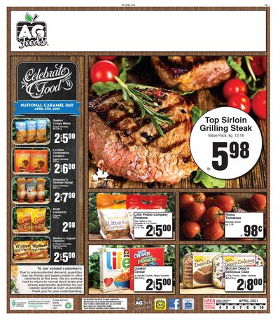AG Foods Flyer April 4 to 10