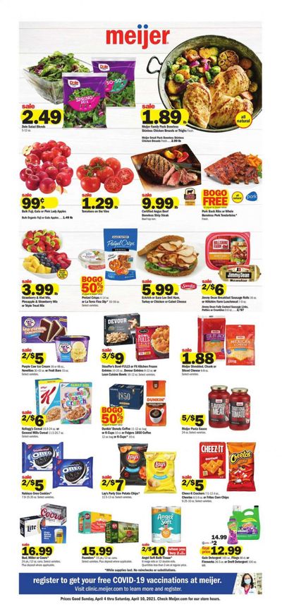 Meijer (IN) Weekly Ad Flyer April 4 to April 10