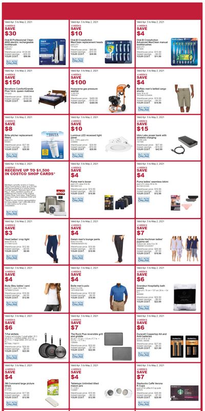 Costco (BC, AB, SK & MB) Weekly Savings April 5 to May 2