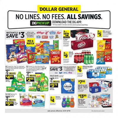 Dollar General (TN) Weekly Ad Flyer April 4 to April 10