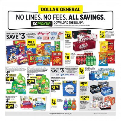 Dollar General (SC) Weekly Ad Flyer April 4 to April 10