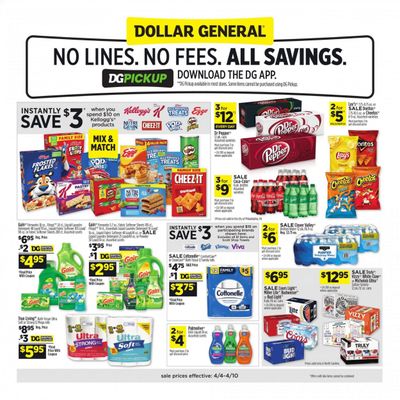 Dollar General (NC) Weekly Ad Flyer April 4 to April 10
