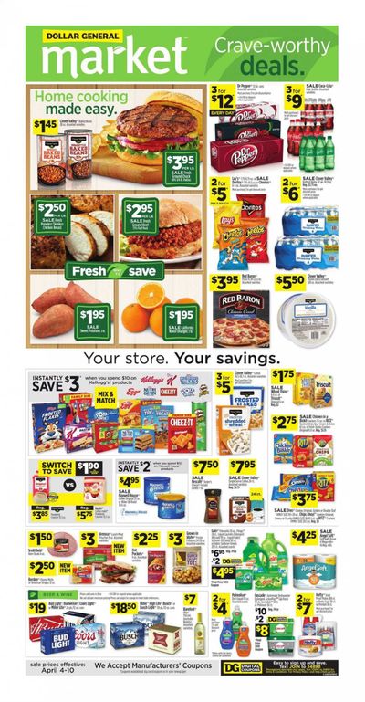 Dollar General (OH) Weekly Ad Flyer April 4 to April 10