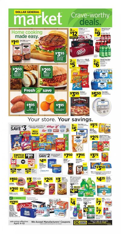 Dollar General (MS) Weekly Ad Flyer April 4 to April 10