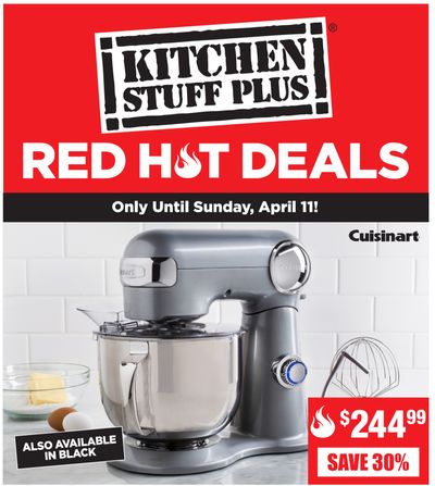 Kitchen Stuff Plus Canada Red Hot Deals: Save 30% on Cuisinart Precision Master Stand Mixer – 5.5 Qt. + More Offers