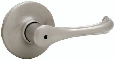 Weiser Alfini Lever for Bedroom/Bathroom with Microban, Interior Door Handle with Privacy Lock, Satin Nickel $31.84 (Reg $43.99)