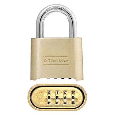 Master Lock 175DWD Set Your Own Word Combination Lock, 1 -Inch Shackle $15.6 (Reg $22.96)