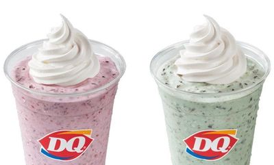 Raspberry & Mint at Dairy Queen