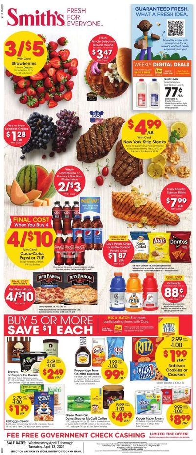 Smith's (AZ, ID, MT, NM, NV, UT, WY) Weekly Ad Flyer April 7 to April 13