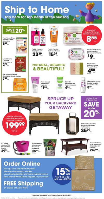 Smith's (AZ, ID, MT, NM, NV, UT, WY) Weekly Ad Flyer April 7 to April 13