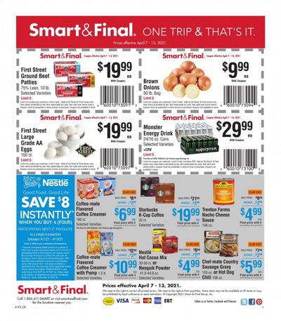 Smart & Final (AZ, CA, NV) Weekly Ad Flyer April 7 to April 13