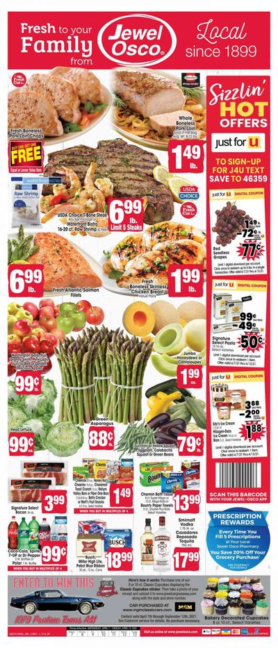 Jewel Osco (IN) Weekly Ad Flyer April 7 to April 13