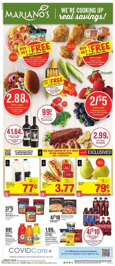 Mariano’s Weekly Ad Flyer April 7 to April 13