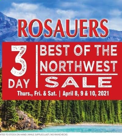 Rosauers Weekly Ad Flyer April 8 to April 10