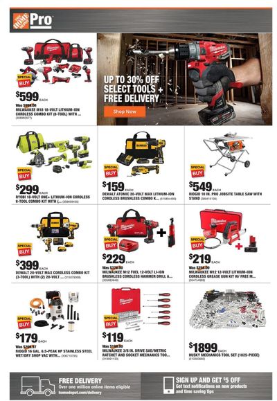 The Home Depot Weekly Ad Flyer April 5 to April 12