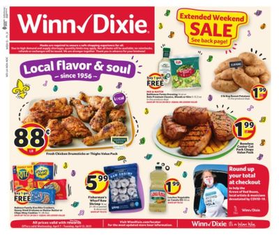 Winn Dixie (AL, FL, GA, LA, MS) Weekly Ad Flyer April 7 to April 13
