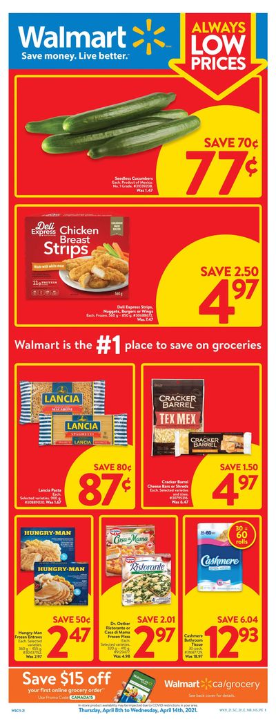 Walmart (Atlantic) Flyer April 8 to 14
