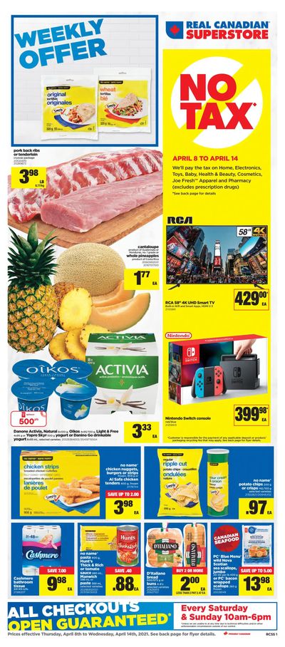 Real Canadian Superstore (ON) Flyer April 8 to 14