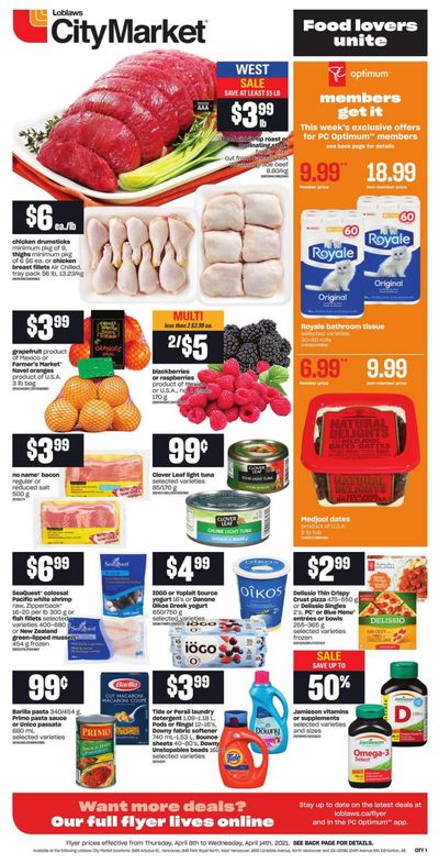 Loblaws City Market (West) Flyer April 8 to 14