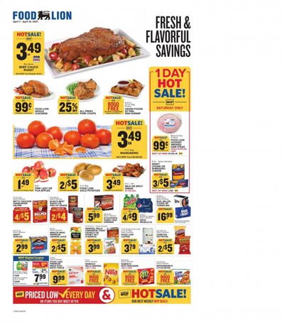 Food Lion (SC) Weekly Ad Flyer April 7 to April 13