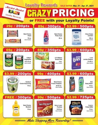 Market Basket (LA, TX) Weekly Ad Flyer March 31 to April 27