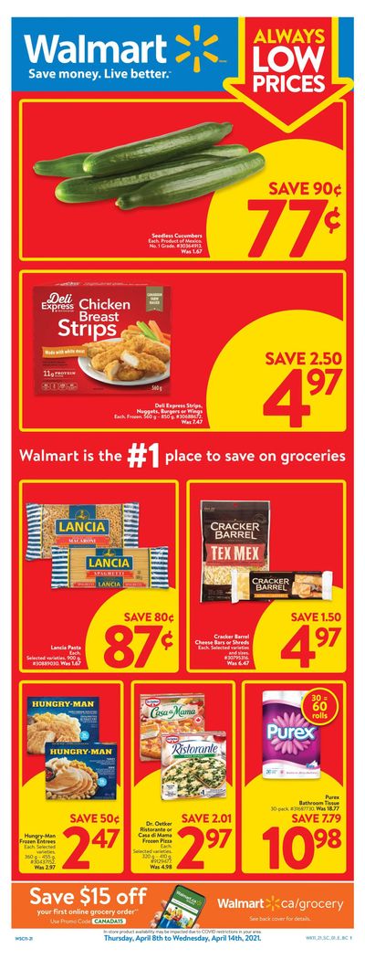 Walmart (West) Flyer April 8 to 14