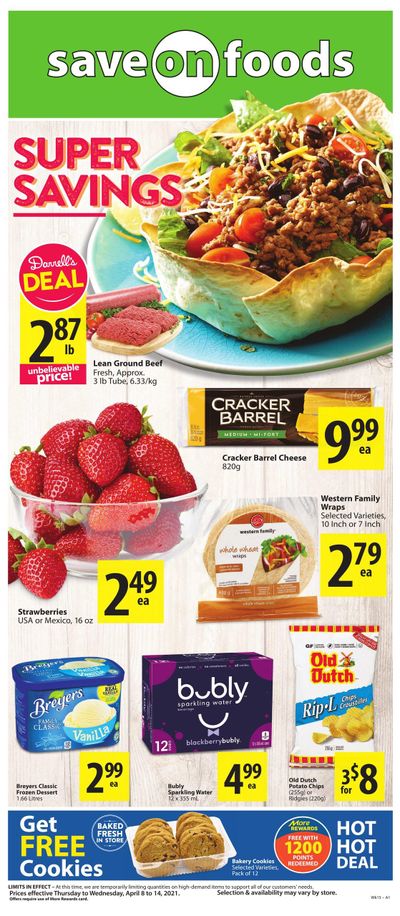 Save on Foods (BC) Flyer April 8 to 14