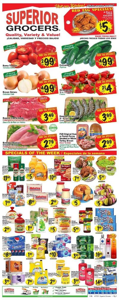 Superior Grocers Weekly Ad Flyer April 7 to April 13