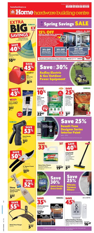 Home Hardware Building Centre (ON) Flyer April 8 to 14