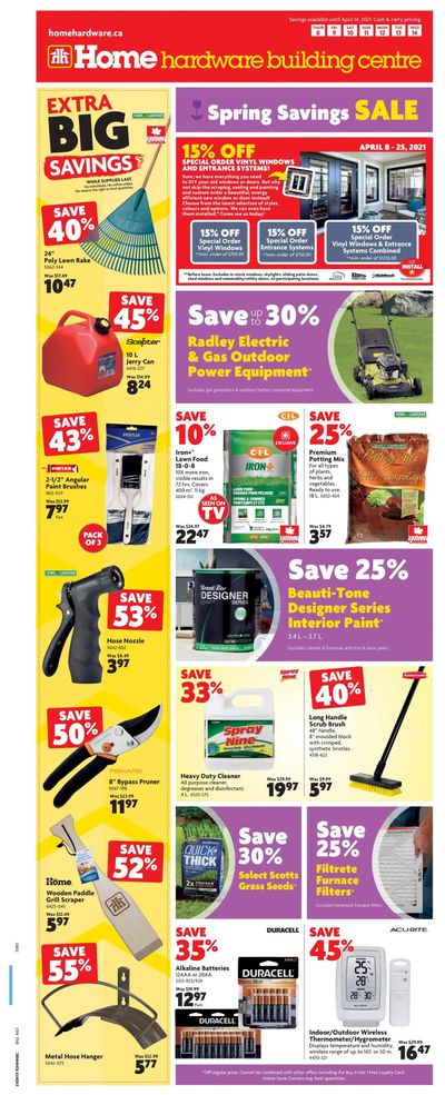 Home Hardware Building Centre (Atlantic) Flyer April 8 to 14