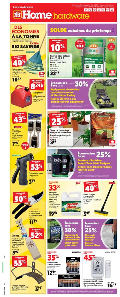 Home Hardware (QC) Flyer April 8 to 14