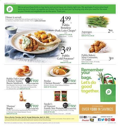 Publix (AL, FL, GA, NC, SC, TN, VA) Weekly Ad Flyer April 8 to April 14