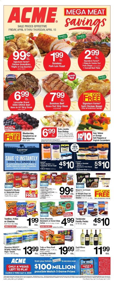 ACME Weekly Ad Flyer April 9 to April 15