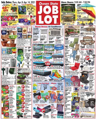 Ocean State Job Lot Weekly Ad Flyer April 8 to April 14