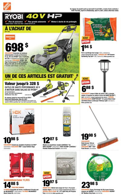 Home Depot (QC) Flyer April 8 to 14