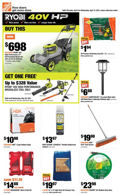 Home Depot (ON) Flyer April 8 to 14
