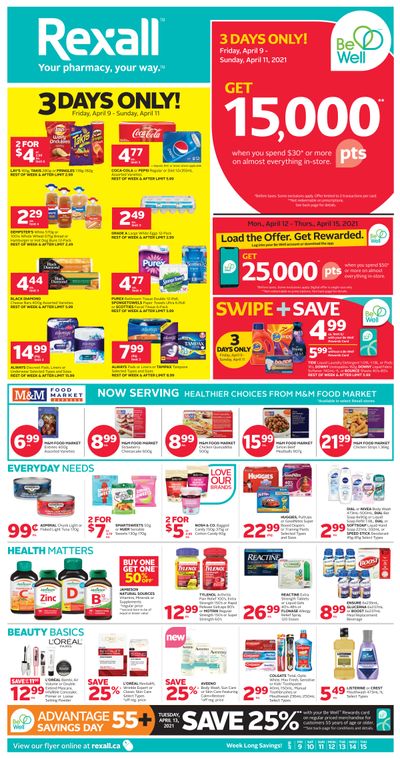 Rexall (West) Flyer April 9 to 15
