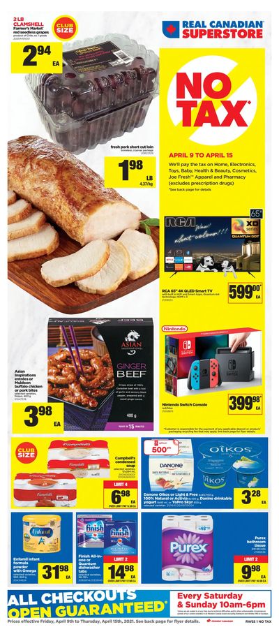 Real Canadian Superstore (West) Flyer April 9 to 15