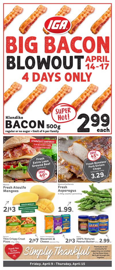 IGA Stores of BC Flyer April 9 to 15