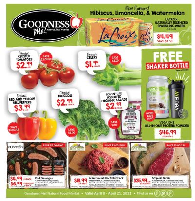 Goodness Me Flyer April 8 to 21